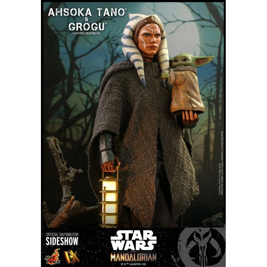 Hot Toys Television Masterpiece Star Wars The Mandalorian Ahsoka Tano & Grogu 1/6 Scale Collectible Figure Deluxe Set 9 Hot Toys Television Masterpiece Star Wars The Mandalorian Ahsoka Tano & Grogu 1/6 Scale Collectible Figure Deluxe Set - Image 9