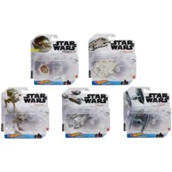MATTEL Hot Wheels Star Wars Starship Assortment Of 6 Vehicles
