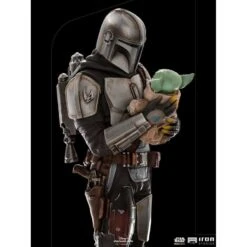 Iron Studio BDS Art 1/10 Scale Star Wars The Mandalorian With Grogu -Negozio Funko iron studio bds art 110 scale star wars the mandalorian with grogu 7
