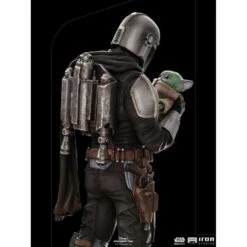 Iron Studio BDS Art 1/10 Scale Star Wars The Mandalorian With Grogu -Negozio Funko iron studio bds art 110 scale star wars the mandalorian with grogu 8