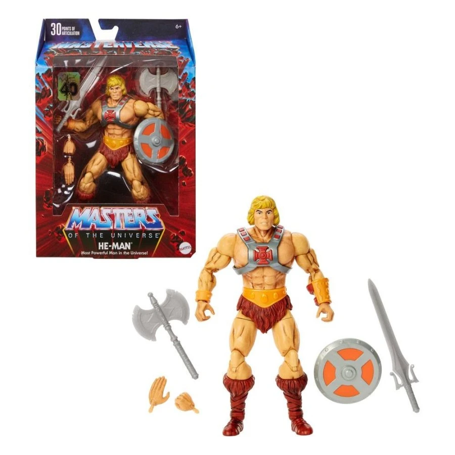 Mattel Masters Of The Universe Masterverse He-Man 40th Anniversary 8 Mattel Masters Of The Universe Masterverse He-Man 40th Anniversary - Image 8