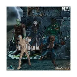 Mezco Monsters 5 Points Tower Of Fear Deluxe Box Set -Negozio Funko mezco monsters 5 points tower of fear deluxe box set 2