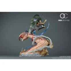 Oniri Creations Attack On Titan Levi VS Female Titan Epic Diorama 1/6 Statue Figure 999pcs Worldwide