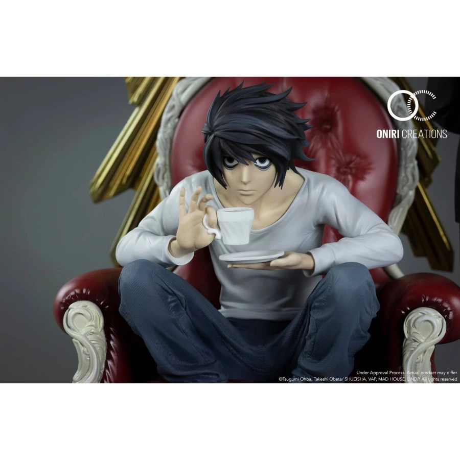 Oniri Creations Death Note L & Watari 1/6 Statue Figure 999pcs Worldwide 6 Oniri Creations Death Note L & Watari 1/6 Statue Figure 999pcs Worldwide - Image 6