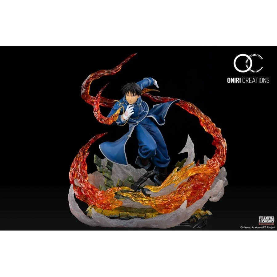 Oniri Creations Full Metal Alchemist Brotherood Roy Mustang "The Fire Alchemist" 1/6 Statue Figure 750pcs Worldwide 2 Oniri Creations Full Metal Alchemist Brotherood Roy Mustang "The Fire Alchemist" 1/6 Statue Figure 750pcs Worldwide - Image 2