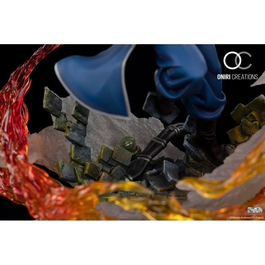 Oniri Creations Full Metal Alchemist Brotherood Roy Mustang "The Fire Alchemist" 1/6 Statue Figure 750pcs Worldwide 15 Oniri Creations Full Metal Alchemist Brotherood Roy Mustang "The Fire Alchemist" 1/6 Statue Figure 750pcs Worldwide - Image 15