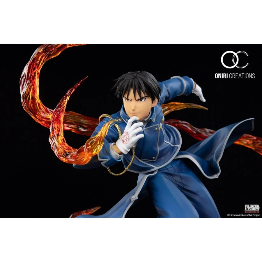 Oniri Creations Full Metal Alchemist Brotherood Roy Mustang "The Fire Alchemist" 1/6 Statue Figure 750pcs Worldwide 9 Oniri Creations Full Metal Alchemist Brotherood Roy Mustang "The Fire Alchemist" 1/6 Statue Figure 750pcs Worldwide - Image 9