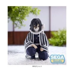 Sega Premium Perching Figure Demon Slayer Kimetsu No Yaiba Obanai Iguro Hashira Meeting Ver.