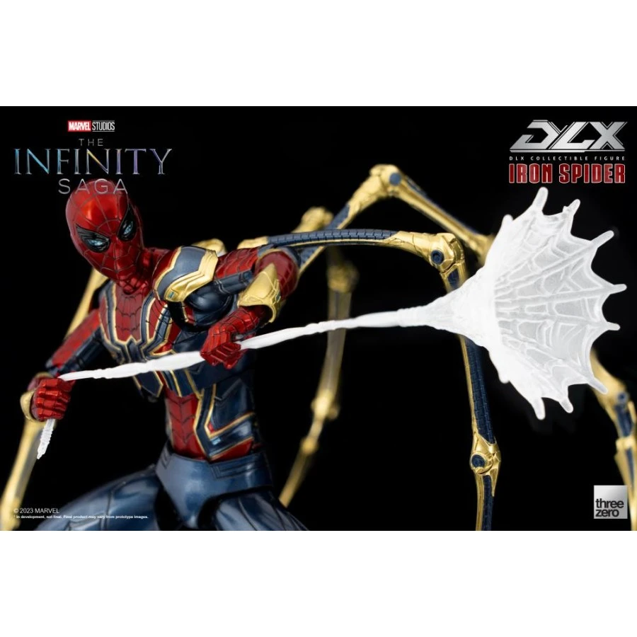 Threezero Avengers Infinity Saga DLX Iron Spider 1/12 Scale 6 Threezero Avengers Infinity Saga DLX Iron Spider 1/12 Scale - Image 6