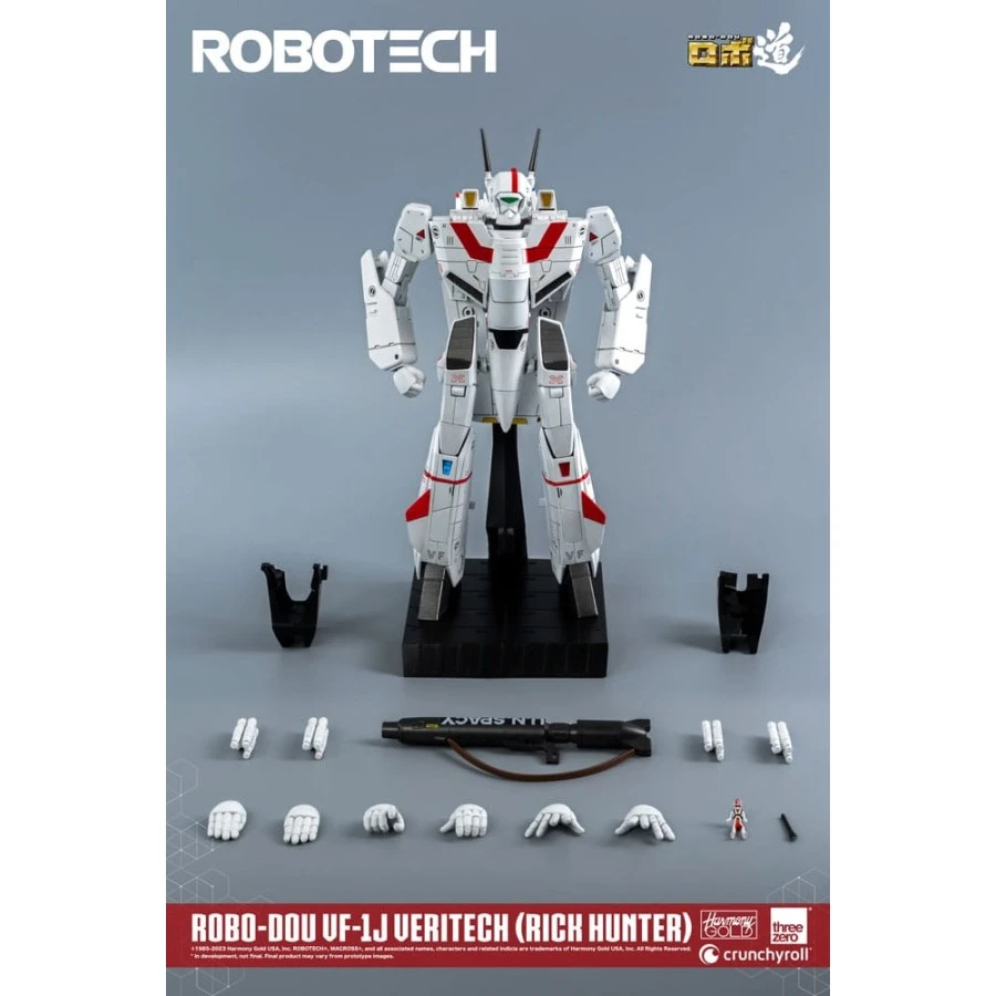 Threezero ROBO-DOU Robotech VF-1J Veritech Rick Hunter Use 19 Threezero ROBO-DOU Robotech VF-1J Veritech Rick Hunter Use - Image 19