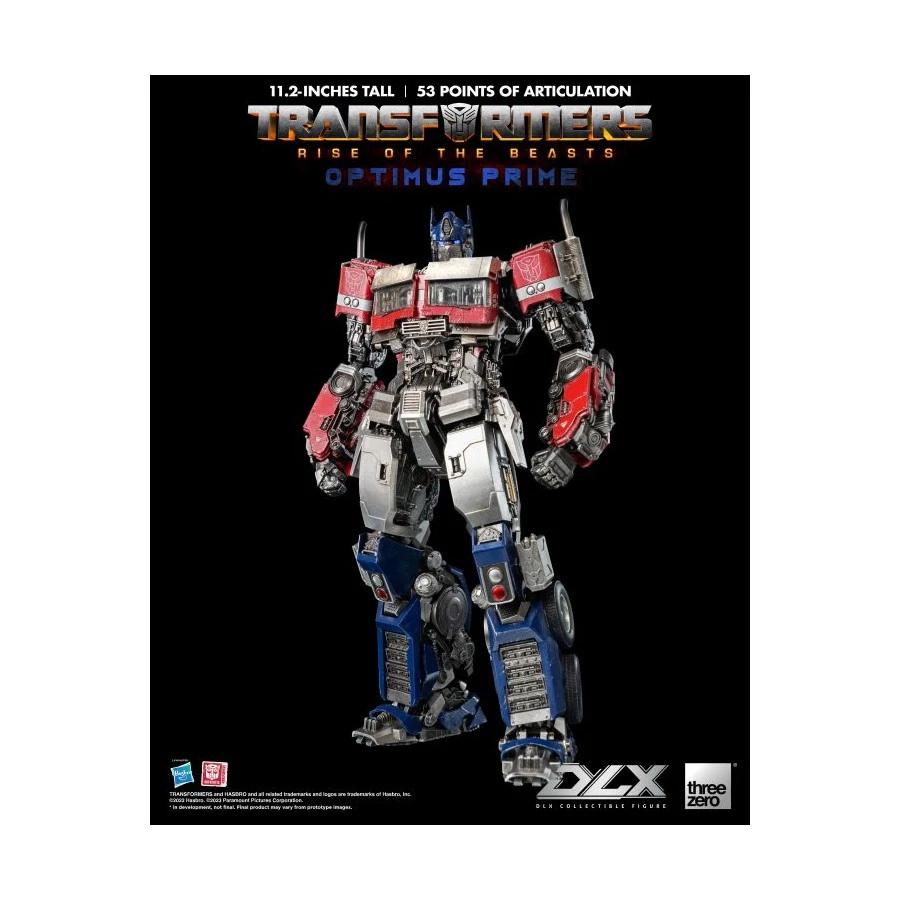Threezero Transformers Rise Of The Beasts DLX Scale Collectible Figure Series Optimus Prime 1 Threezero Transformers Rise Of The Beasts DLX Scale Collectible Figure Series Optimus Prime